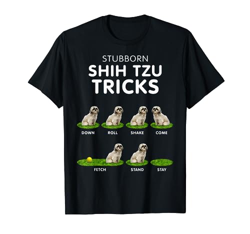 Funny Shih Tzu Trick Tshirt for men, women & kids dog lover