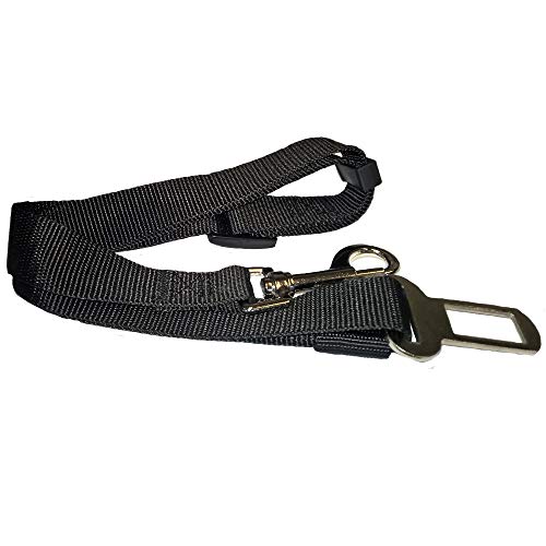 Furhaven Adjustable Pet Seat Belt for Cars & Standard Vehicles - Black, One Size