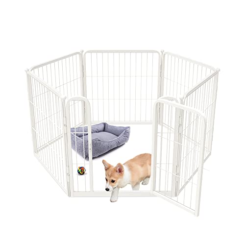 FXW HomePlus Dog Playpen Designed for Indoor Use, 24" Height for Puppy and Small Dogs│Patent Pending