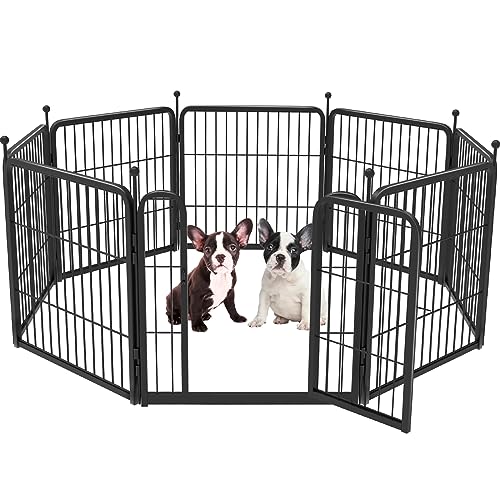 FXW Rollick Dog Playpen for Yard, Camping, 24" Height Heavy Duty for Puppies/Small Dogs, 8 Panels