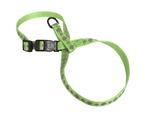 Hamilton 3/8-Inch Adjustable Reflective Figure 8 Pup-Cat Harness, Small, Lime