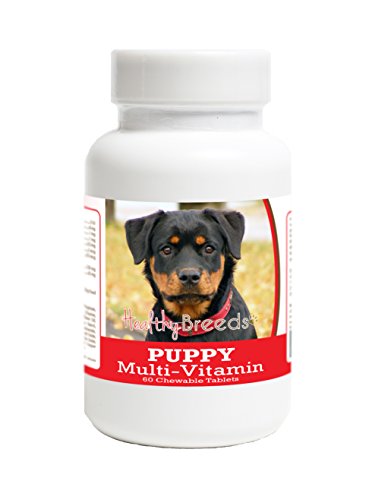 Healthy Breeds Rottweiler Puppy Dog Multivitamin Tablet 60 Count