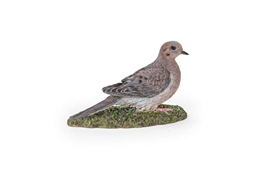 Hi-Line Gift Various Bird on Stump Statues (Mourning Dove), Multi Colors