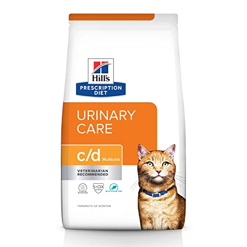 Hill's Prescription Diet c/d Multicare Urinary Care Ocean Fish Flavor Dry Cat Food, Veterinary Diet, 17.6 lb. Bag