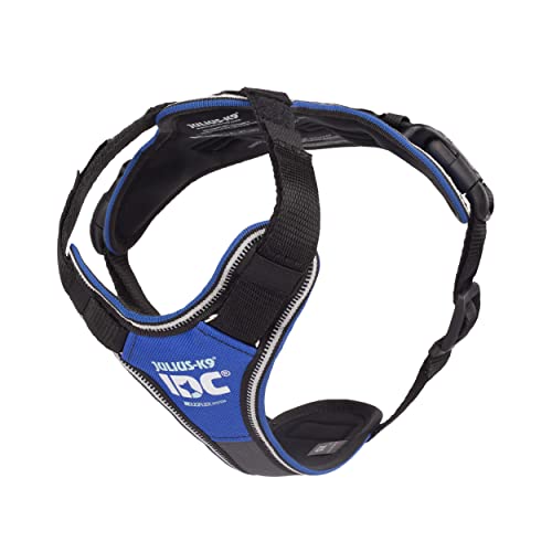 IDC Longwalk Y-Harness, Blue-Gray, Size: XS