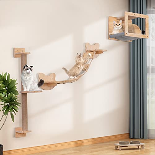 Wall Mounted Cat Tree 2024 - Vet Ranch - We Love Pets