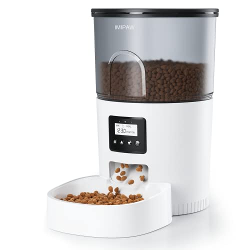 Time Release Cat Feeder 2024 Vet Ranch We Love Pets   Imipaw Automatic Cat Feeders 3l Timed Cat Dry Food Dispenser With Clog Free 4 