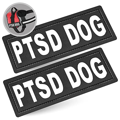 Industrial Puppy PTSD Dog Patch for Service Dog Vest - PTSD Service Dog Patches for Service Dog, Emotional Support, in Training, Service Dog in Training, and Therapy Dog Harnesses