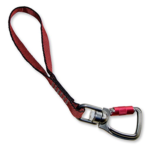 Kurgo Swivel seat belt Tether for Dogs, Car seat belt for Pets, Adjustable Dog Safety Belt Leash, quick&Easy Installation, Works with Any Pet Harness, Swivel Tether Carabiner clip (Red), Model:01179