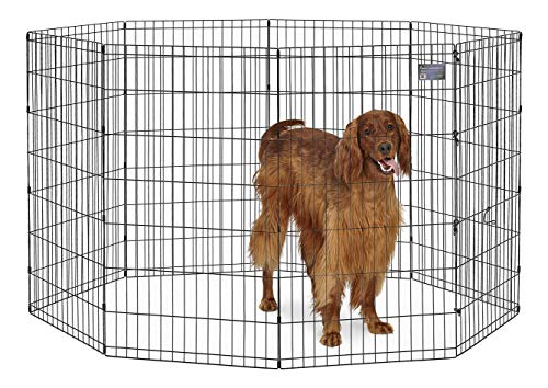 MidWest Homes for Pets Foldable Metal Dog Exercise Pen / Pet Playpen, 24'W x 42'H