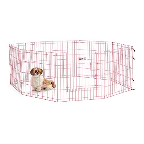 MidWest Homes for Pets Folding Metal Exercise Pen / Pet Playpen