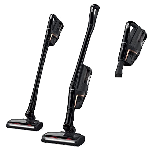 Miele Triflex HX2 Cat & Dog Cordless Stick Vacuum Cleaner, 60 min runtime, Obsidian Black / Rose Gold