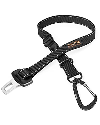 Mighty Paw Dog Seat Belt | Dog Seatbelt Tether, Pet Seat Belt for Car, Dog Car Leash, Dog Safety Belt for Car, Seatbelt for Dogs in Car, Dog Seat Belt for Car, Dog Car Seat Belt, Dog Leash for Car