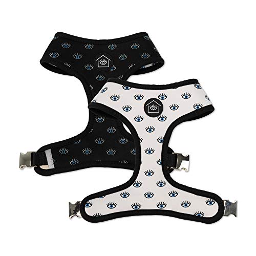 Now House for Pets by Jonathan Adler Pets Reversible Harness - Stylish, Fashionable, and Functional - Cute Dog Accessories for Pets, Cute Dog Harness, Dog Walking Harness, Pet Harness for Dogs