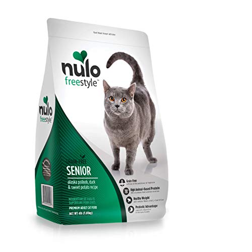 Nulo Freestyle Senior Dry Cat Food, Premium Natural Grain-Free Cat Kibble with Antioxidants for Immune Support and High Animal-Based Protein