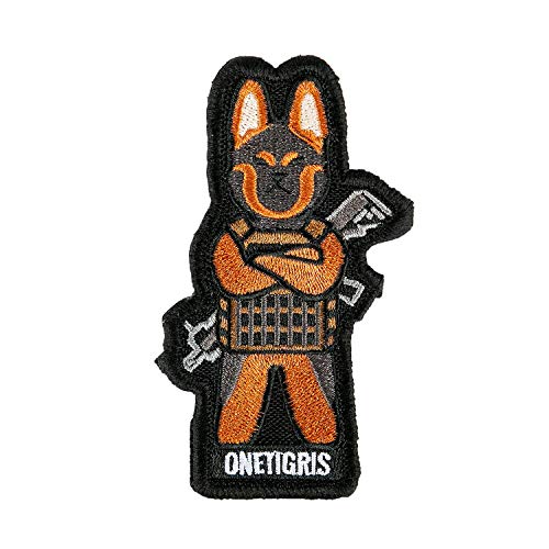 OneTigris K9 Patch Dog Morale Patch for Vest Harness Collar Leash (German Shepherd)