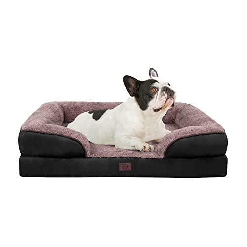 Orthopedic Dog Bed, Dog Beds for Medium Dogs, Washable Pet Sofa Beds with Removable Cover, Couch for Medium Dogs