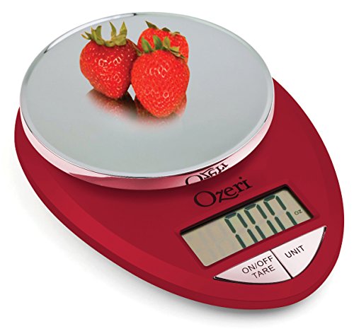 Ozeri Pro Digital Kitchen Food Scale, 0.05 oz to 12 lbs (1 gram to 5.4 kg)