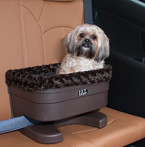 Pet Gear Booster Seat for Dogs/Cats, Removable Washable Comfort Pillow + Liner, Safety Tethers Included, Installs in Seconds, No Tools Required, 2 Colors