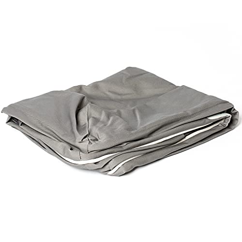 PetFusion Replacement Cover for Ultimate Dog Lounge Dog Bed Cover Jumbo 2XL - Grey