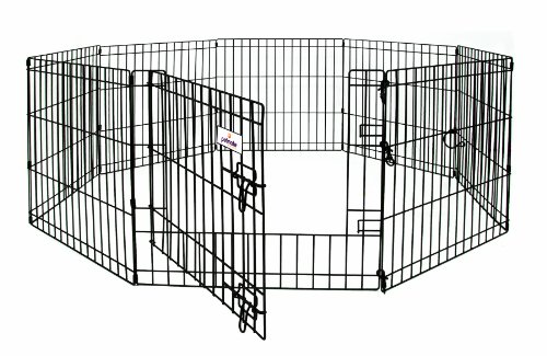 Petmate 48-Inch by 24-Inch 8 Panels Exercise Pen with Step Through Door