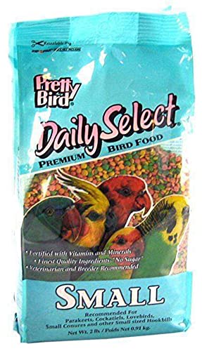 Pretty Bird Daily Select Premium Food for Small Birds (2 lbs.)