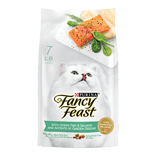 Purina Fancy Feast Dry Cat Food with Ocean Fish and Salmon - 7 lb. Bag