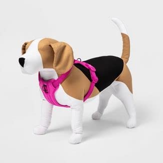 Reflective Comfort Dog Harness - Boots & Barkley™ - Pink - L