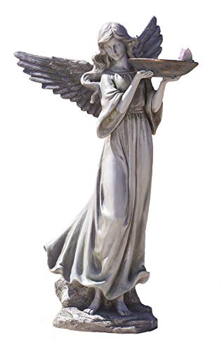 Angel Bird Bath Garden Statue 2024 - Vet Ranch - We Love Pets