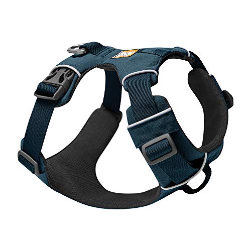 Ruffwear, Front Range Dog Harness, Reflective and Padded Harness for Training and Everyday, Blue Moon, X-Small