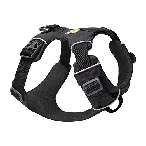 Ruffwear, Front Range Dog Harness, Reflective and Padded Harness for Training and Everyday, Twilight Gray, Small