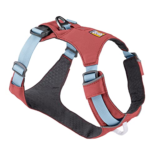 Ruffwear, Hi & Light, Everyday Lightweight Dog Harness, Trail Running, Walking, Hiking, All-Day Wear, Salmon Pink, Small
