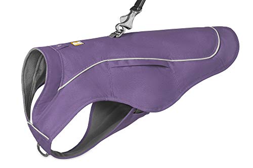 Ruffwear, Overcoat Fuse Jacket Harness Combo for Dogs, Purple Sage, X-Small