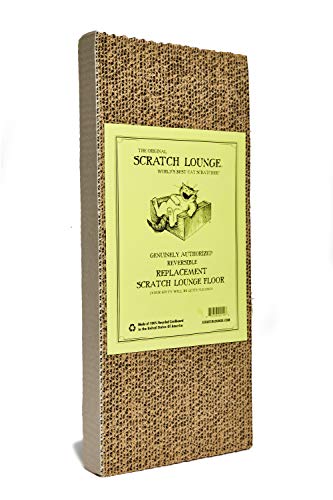 Scratch Lounge Floor Refill - for XL 13x22 Cat Scratcher - Floor Replacement Scratch Pad - Heavy Duty Durable Lasts 10x Longer Than Conventional Scratchers