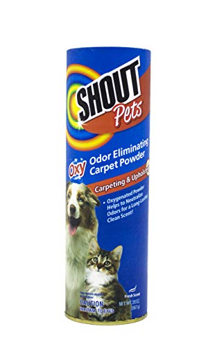 Shout for Pets Odor and Urine Eliminator - Effective Way to Remove Puppy & Dog Odors and Stains from Carpets & Rugs - Stain & Odor Eliminator - Shout Pet Urine Destroyer, Shout Stain Remover for Pets