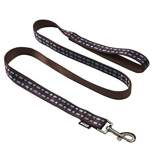 Star Wars Chewbacca 4 Foot Dog Leash | 4 ft Dog Leash Easily Attaches to Any Dog Collar or Harness | Star Wars Chewie Chewbacca Nylon Dog Leash 48 inches for All Dogs Multi
