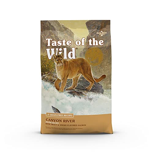 Taste Of The Wild Canyon River Grain-Free Dry Cat Food With Trout & Smoke-Flavored Salmon 5lb