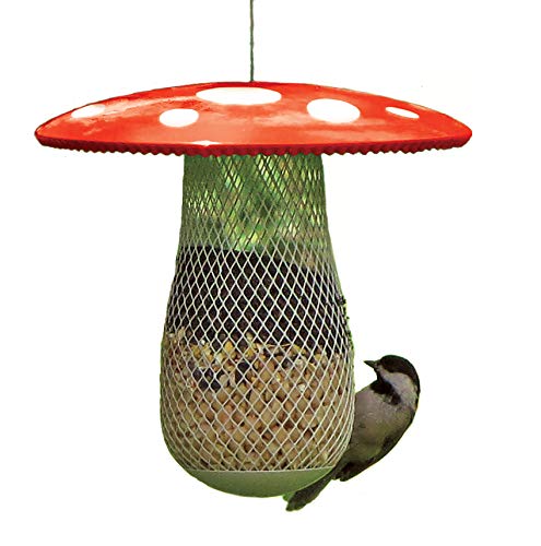 The Best Wild Bird Feeder to Attract More Wild Birds, Fill it with Sunflower Black Oil Seeds, Peanuts and Suet Pellets Easy to Install, Clean & Fill