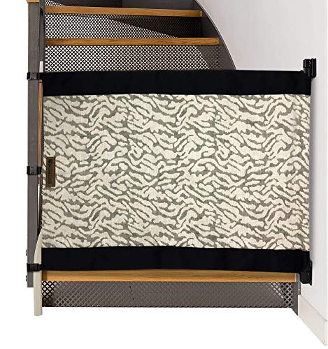The Stair Barrier Baby and Pet Gate: Banister to Wall Baby Gate - Safety Gates for Kids or Dogs - Fabric Baby Gate for Stairs with Banisters- 43+” - 52" Wide, 32" Height- Made in The USA