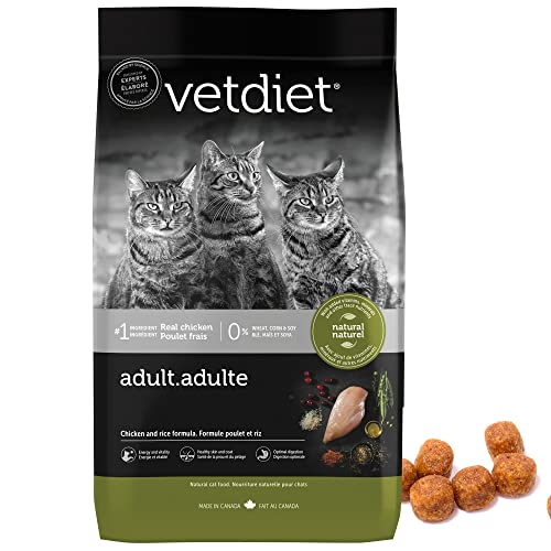 Vetdiet Cat Food, Chicken and Rice Adult Formula, 7 lb