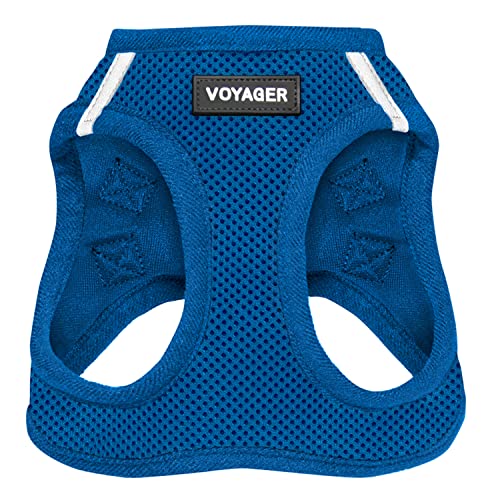 Voyager Step-in Air Dog Harness - All Weather Mesh Step in Vest Harness for Small and Medium Dogs by Best Pet Supplies - Harness (Royal Blue), X-Large