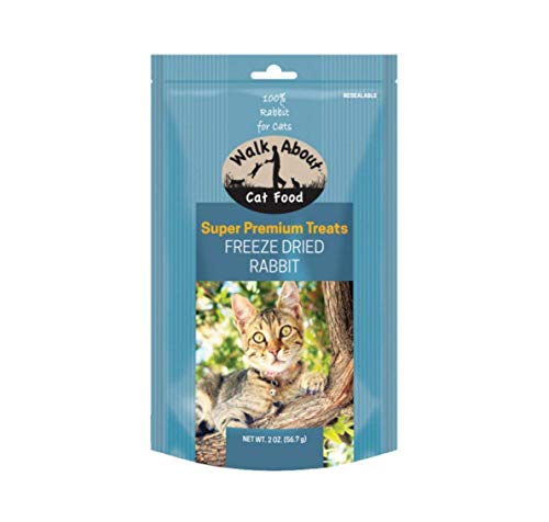 Walk About Pet Super Premium Freeze-Dried Cat Treats 2 Ounce (Pack of 1)