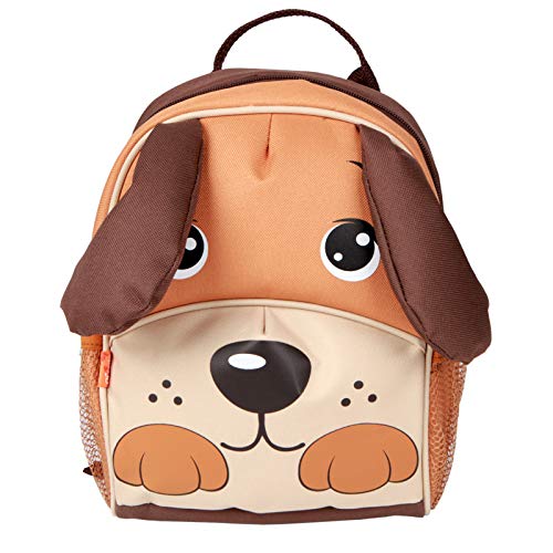 yodo Kids Insulated Toddler Backpack with Safety Harness Leash and Name Label - Playful Preschool Lunch Boxes Carry Bag, Dog