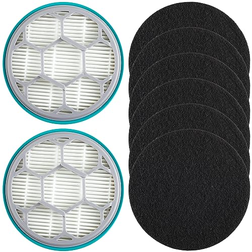 8 Pack Replacement Sponge HEPA Filters for Neakasa/Neabot P1 Pro Pet Grooming Kit & Vacuum, 2 HEPA Filter + 6 Sponge Filter