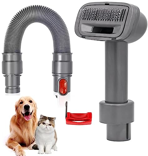 Alian for Dyson Pet Grooming Tool,for Dyson Pet Hair Attachment,Dog Brush Vacuum Cleaner Compatible with Dyson V11 V10 V8 V7 Hose Attachment,for Dyson Dog Hair Vacuum Attachment Adapter