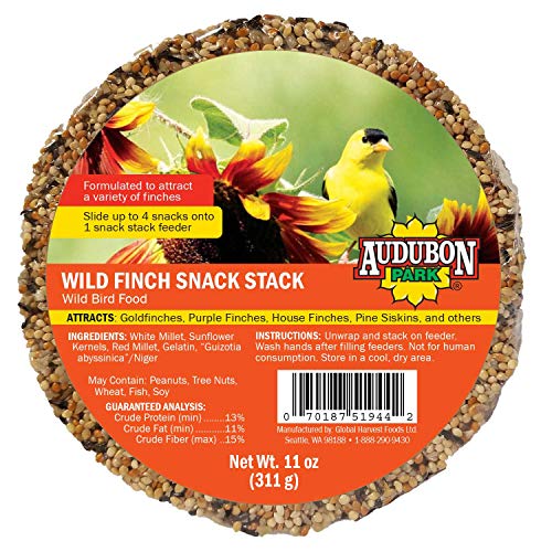 Audubon Park 13140 Wild Finch Snack Stack Bird/Wildlife Food, 1-Pack