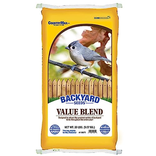 Backyard Seeds Value Blend Economy Mix Wild Bird Seed 20 Pounds