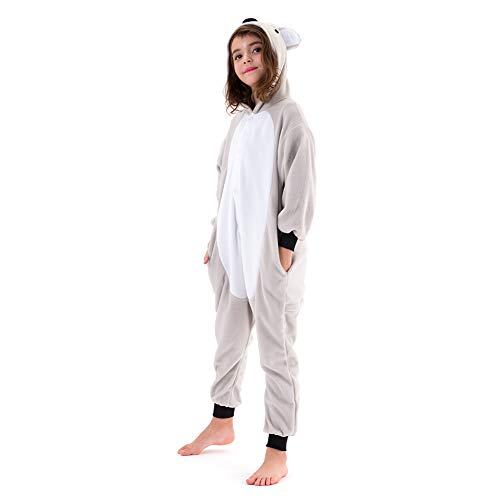 Beauty Shine Kids Onesie Unisex Child Animal Costume Sleepwear Jumpsuit Christmas Halloween Cosplay Pajamas Koala