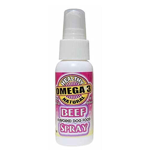 Beef Flavor Spray for Dry Dog Food 2 Oz