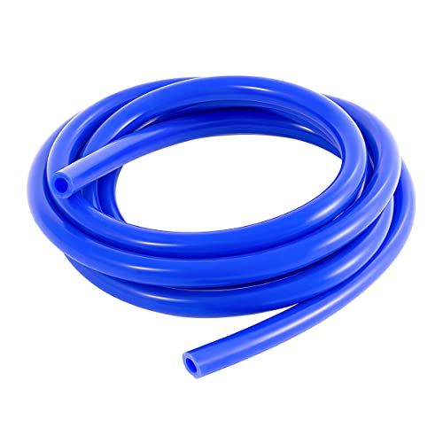 BELOMI Silicone Vacuum Tubing Hose Line, 10 Ft 1/8"(3mm) Inner Diameter Hose, High Tempterature 130PSI Max Pressure for Multiple Use, Auto Replacement Vacuum Hose Line for Vehicle Radiator (Blue)